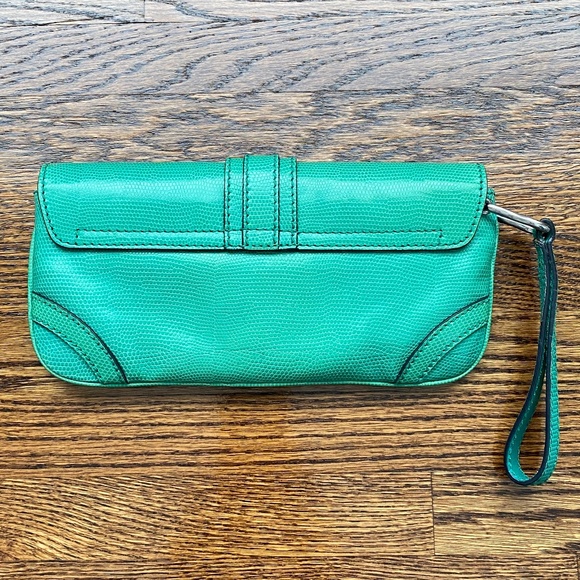 Authentic Burberry Clutch - Green - Picture 2 of 16